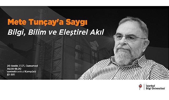 Sosyal ve beşeri bilimlerin önde gelen ismi Emeritus Prof. Dr. Mete Tunçay, İstanbul Bilgi Üniversitesi’nde anılacak görseli