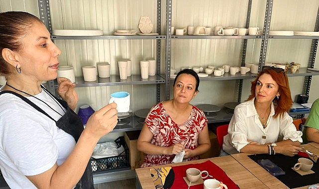 Yenişehir Belediyesinden kadınlara yönelik seramik sanatı eğitimi görseli