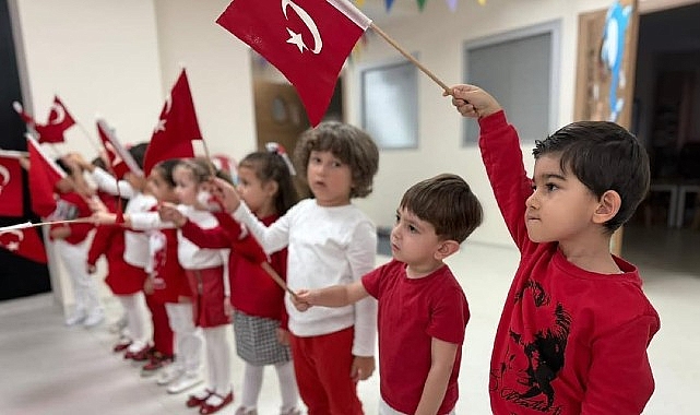 Nilüfer kreşlerinde Cumhuriyet sevinci görseli