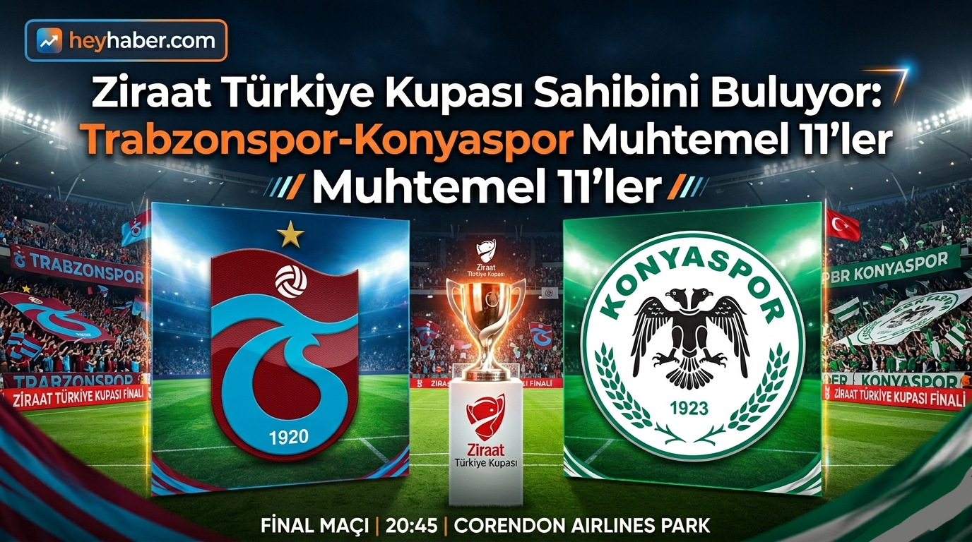 Ziraat Türkiye Kupası Sahibini Buluyor: Trabzonspor-Konyaspor Muhtemel 11'ler görseli