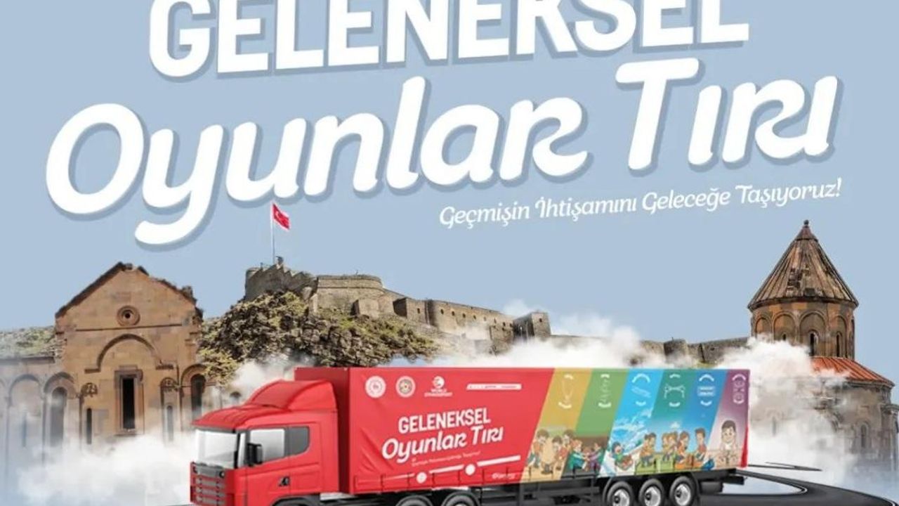 Geleneksel Oyunlar Tırı Kars’ta Çocuklarla Buluşuyor! görseli