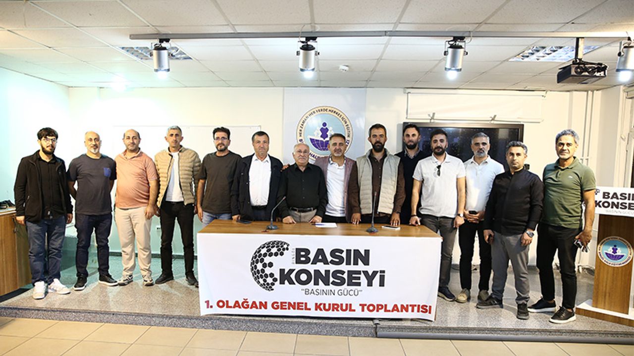Bingöl Basın Konseyi ilk genel kurulunu yaptı görseli