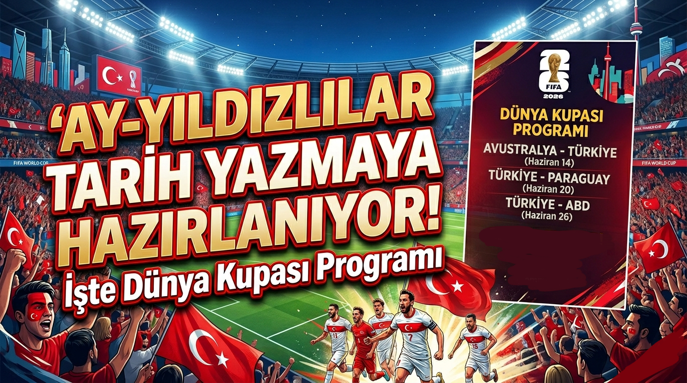 Ay-Yıldızlılar Tarih Yazmaya Hazırlanıyor! İşte Dünya Kupası Programı görseli