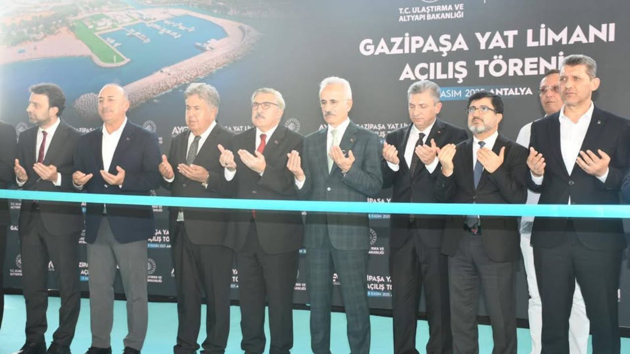 Gazipaşa yat limanı hizmete açıldı görseli
