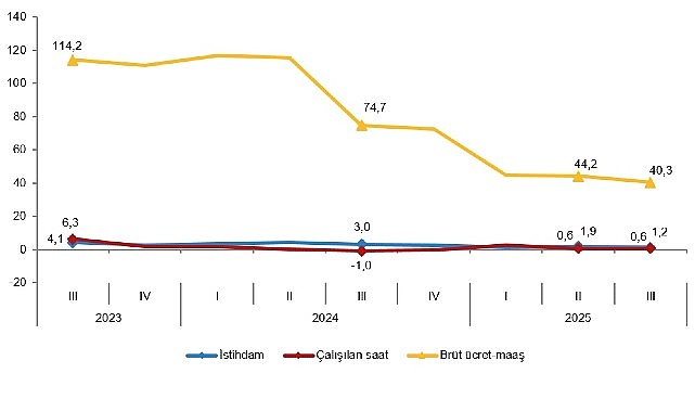 İşgücü Girdi Endeksleri, III. Çeyrek: Temmuz-Eylül, 2025 görseli