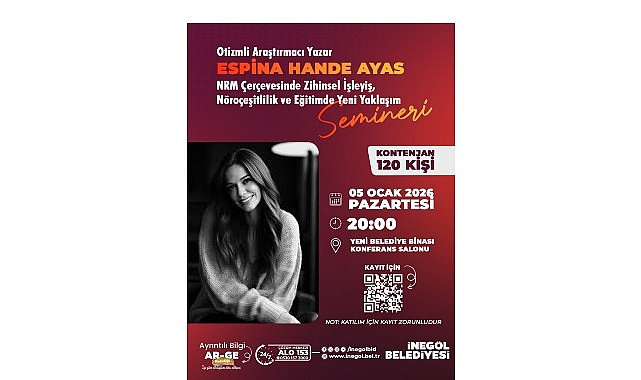 “Nöroçeşitlilik ve Eğitimde Yeni Yaklaşımlar” İnegöl’de Konuşulacak görseli
