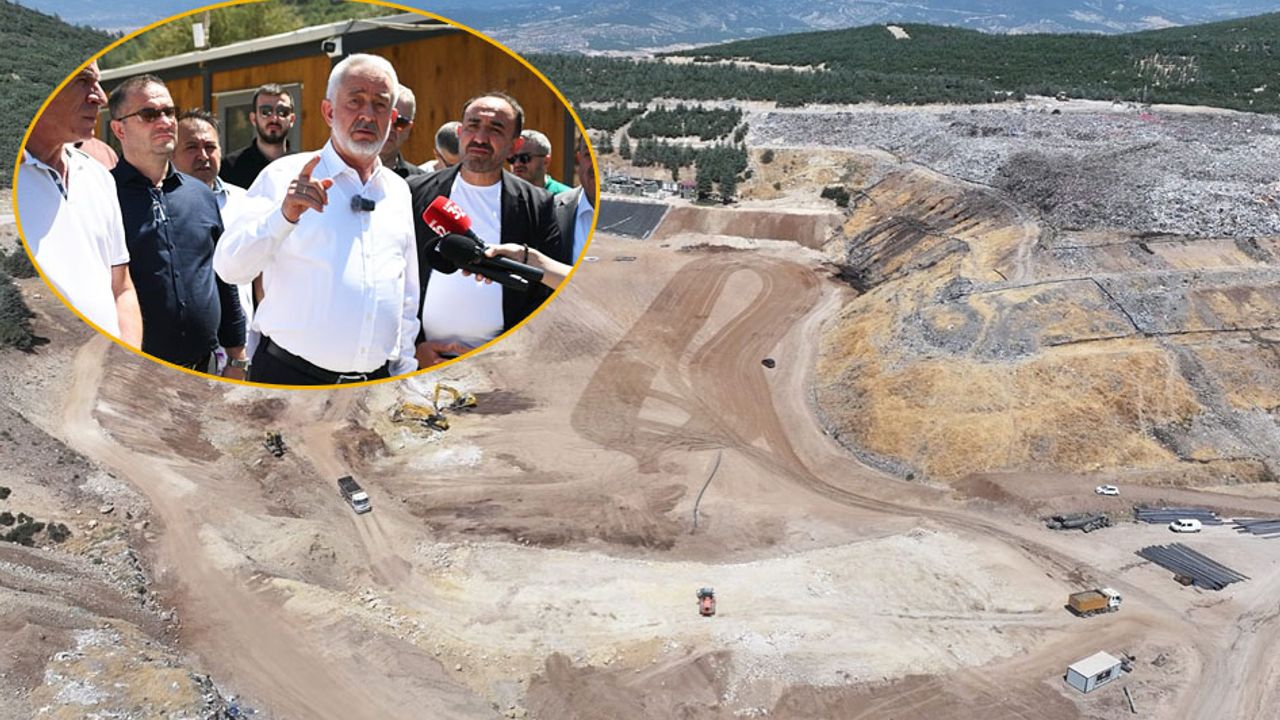 Katı Atık Tesisi’nde 3. lot çalışmaları hızla sürüyor görseli