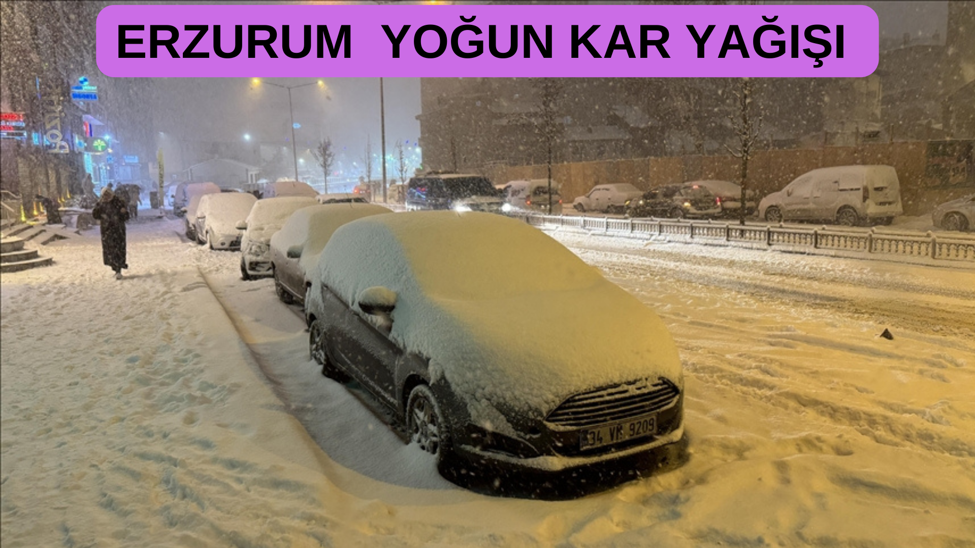Erzurum Kar Yağışı! Okullar Tatil Mi? görseli