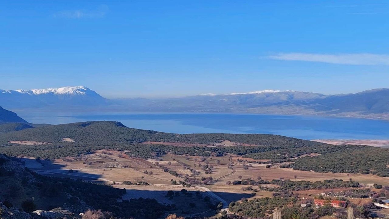 Eğirdir gölü için sevindiren gelişme görseli