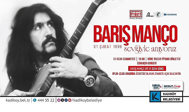 Barış Manço Kadıköy’de Anılacak görseli