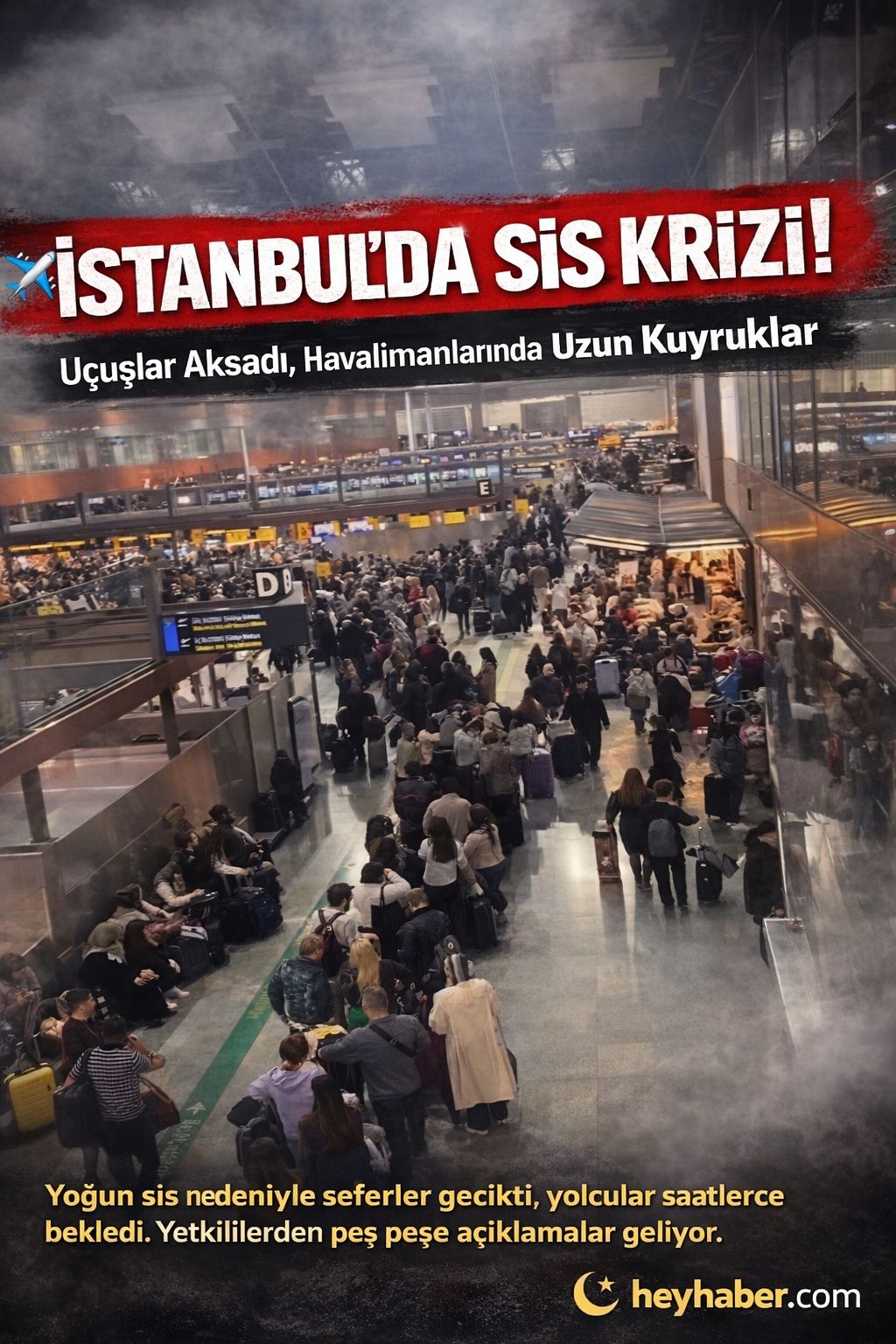SİS İSTANBUL’U FELÇ ETTİ! görseli