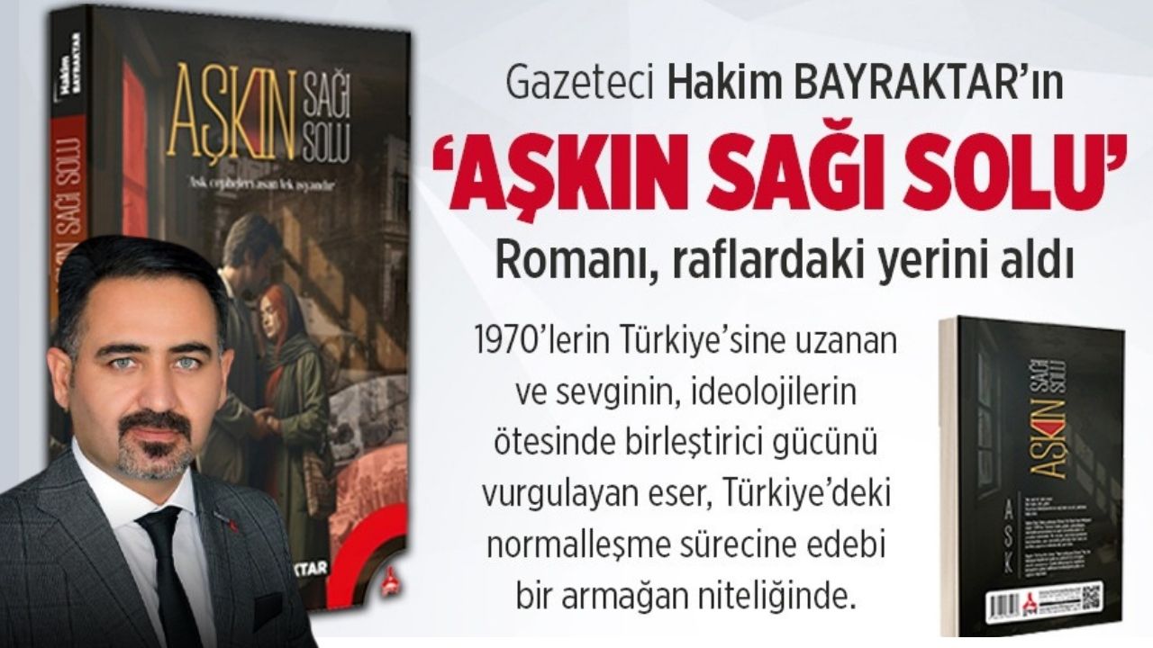 “Aşkın Sağı Solu” raflarda: Gazeteci Hakim Bayraktar’dan 1970’lere uzanan edebi yolculuk görseli