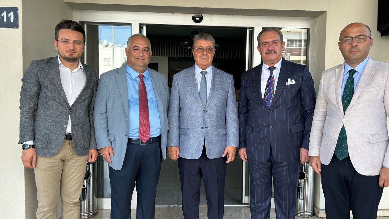 TİMBİR ve BHA Heyeti, KKTC Başbakanı Üstel ile görüştü görseli