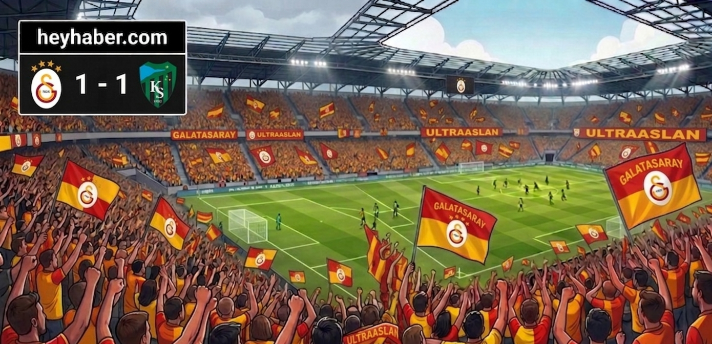 Şampiyonluk Yolunda Ağır Darbe:Galatasaray 1-1 Kocaelispor görseli