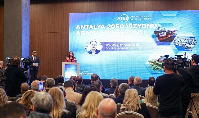 Başkan Vekili Özdemir ATSO Arama Konferansı’na katıldı görseli