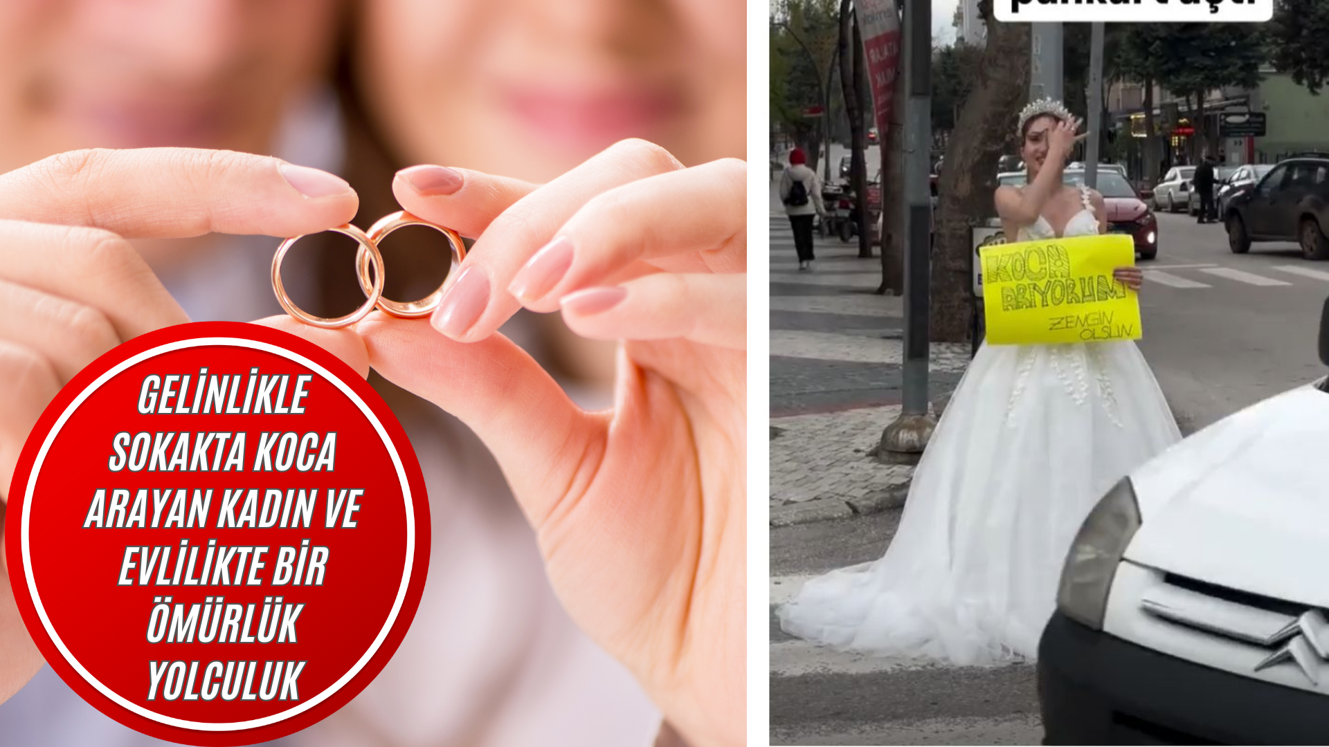 Gelinlikle Sokakta Koca Arayan Kadın ve Evlilikte Bir Ömürlük Yolculuk görseli