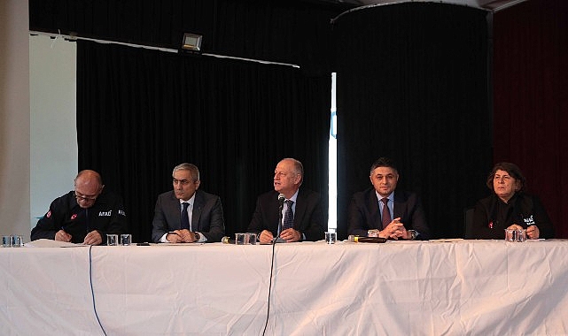 Aliağa’da İlçe Afet Müdahale Planı Toplantısı Gerçekleştirildi görseli