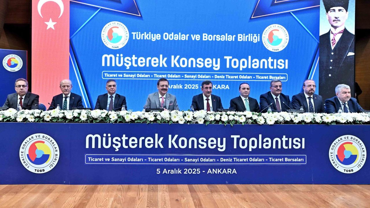 TOBB tarafından müşterek konsey toplantısı yapıldı görseli