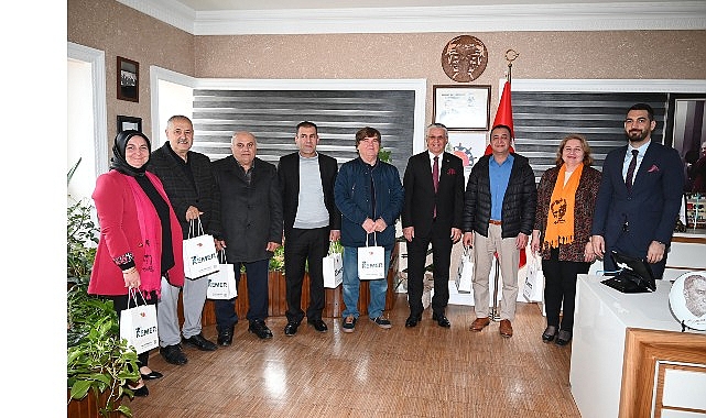 Muhtarlardan Başkan Topaloğlu’na ziyaret görseli
