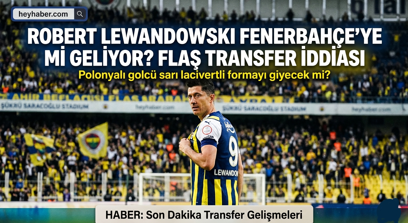 Robert Lewandowski Fenerbahçe'ye mi Geliyor? Flaş İddia görseli
