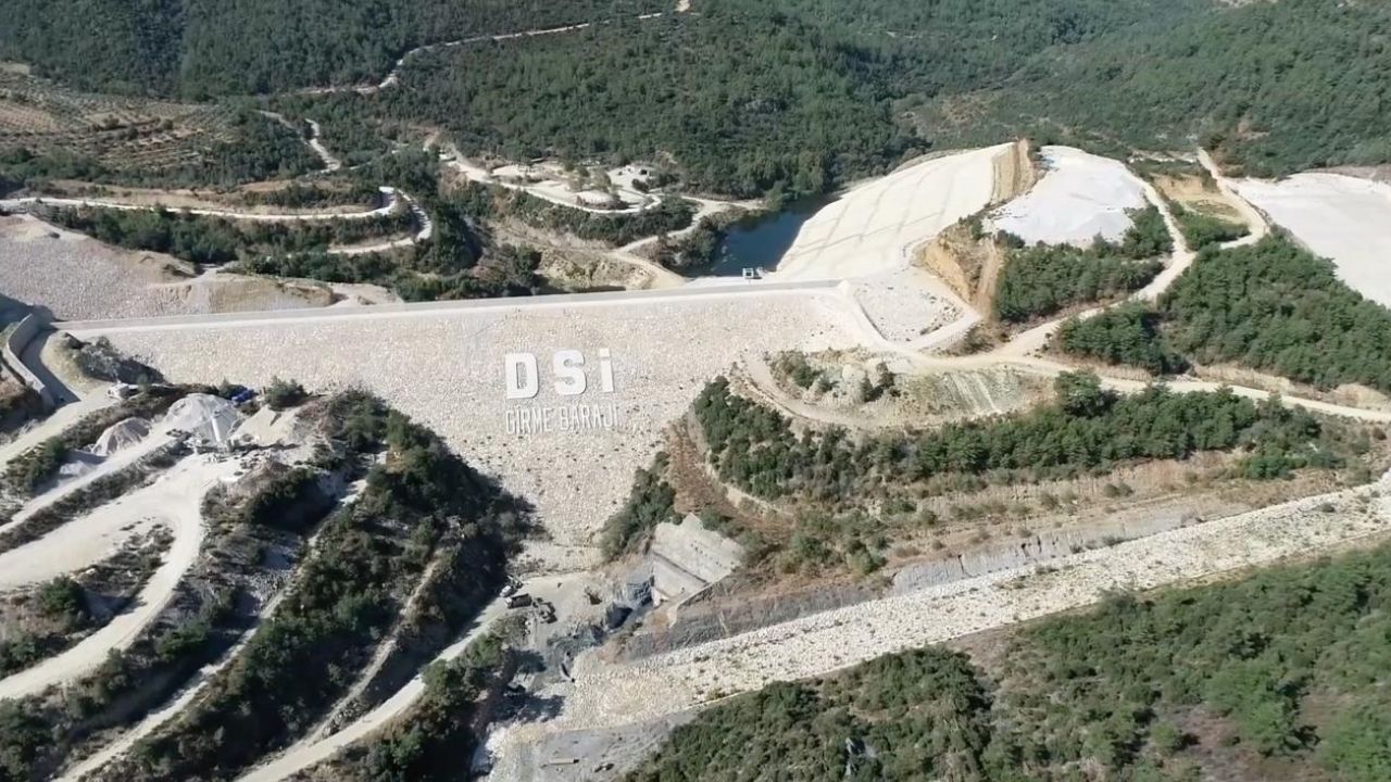 Yatağan Girme Barajı’nda su tutulmaya başlandı görseli