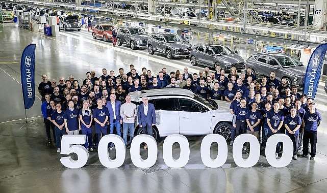 Hyundai Çek Fabrikasında 5 Milyonuncu Araç Üretildi. görseli