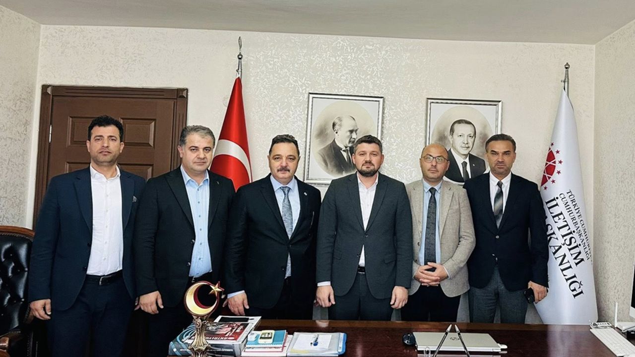 TİMBİR heyeti, Antalya iletişim başkanlığı’nı ziyaret etti görseli