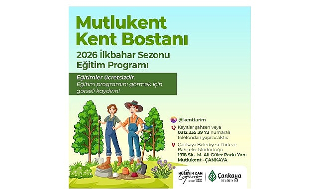 Kent Bostanlarında İlkbahar Dönemi Başlıyor görseli