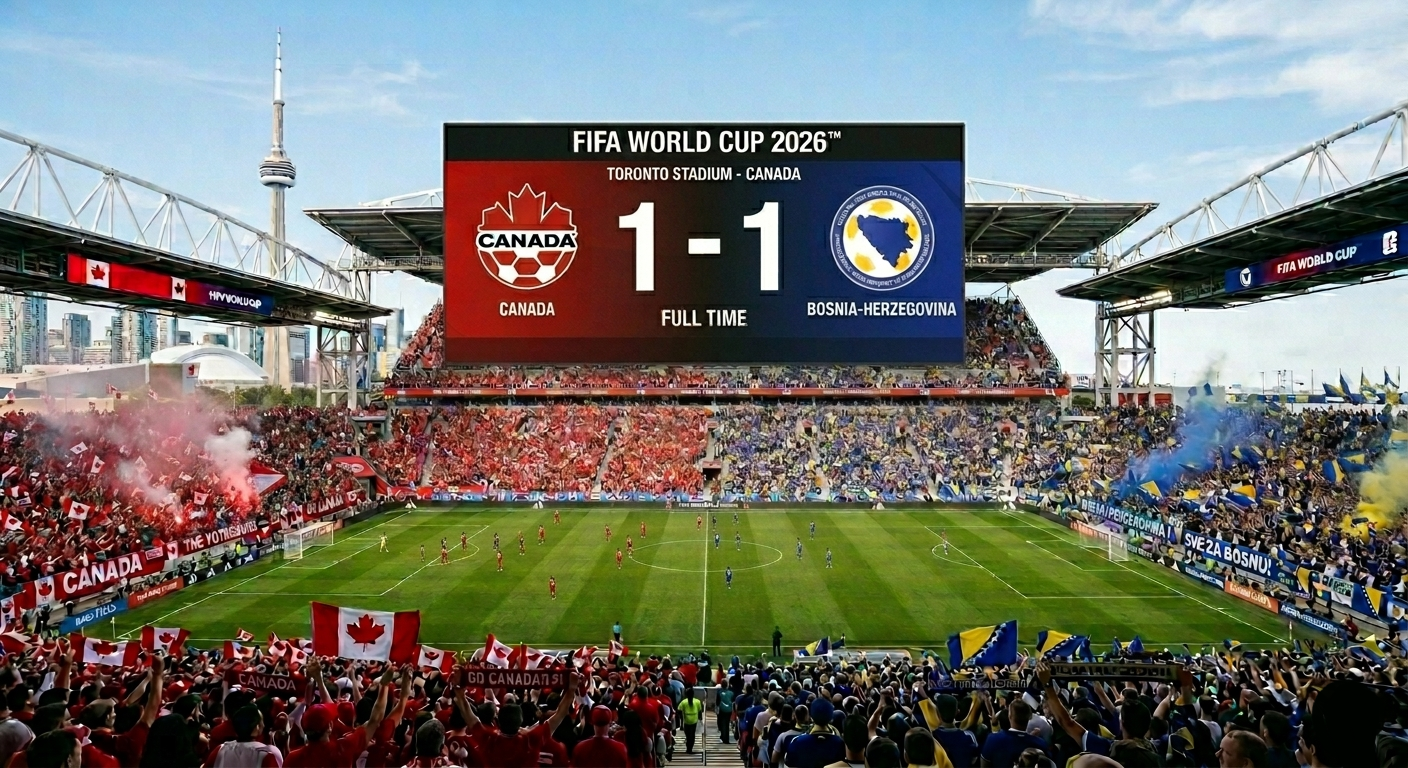 Dünya Kupası'nda Kanada ve Bosna Hersek 1-1 Berabere Kaldı görseli