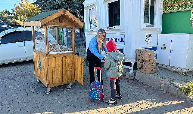Güzelbahçe Belediyesi’nden Süt-Simit Desteğine Devam görseli