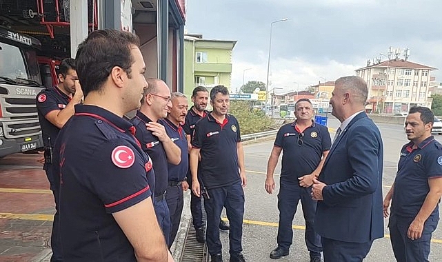 Başkan Sezer Kahraman İtfaiyecilerin Haftasını Kutladı görseli