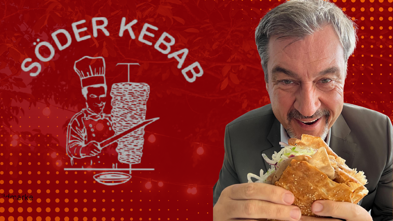 Markus Söder’in döner sevgisi markalaştı: “Söder Kebab” resmen tescillendi görseli