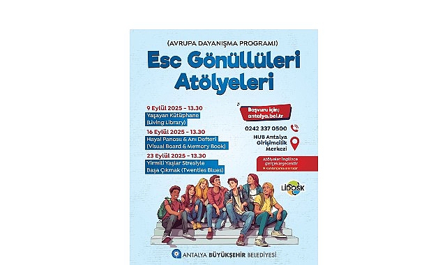 ESC Gönüllüleri Atölyeleri ’ne başvurular başladı görseli