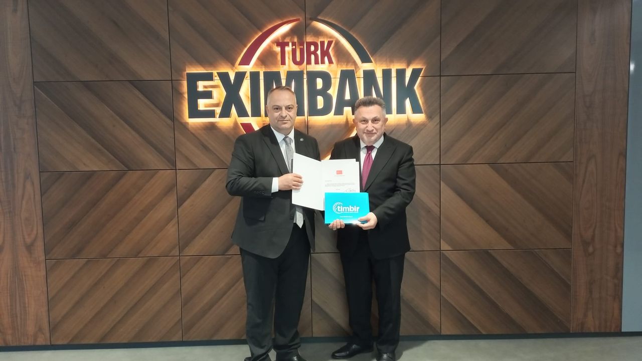 TİMBİR Genel Başkan Yardımcısı Muammer Baloğlu’ndan Türk Eximbank Genel Müdürü Ali Güney’e ziyaret görseli