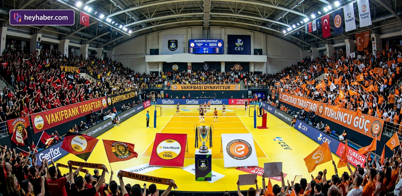 CEV Şampiyonlar Ligi Finali: Vakıfbank - Eczacıbaşı Dynavit Maçı Saat Kaçta? görseli