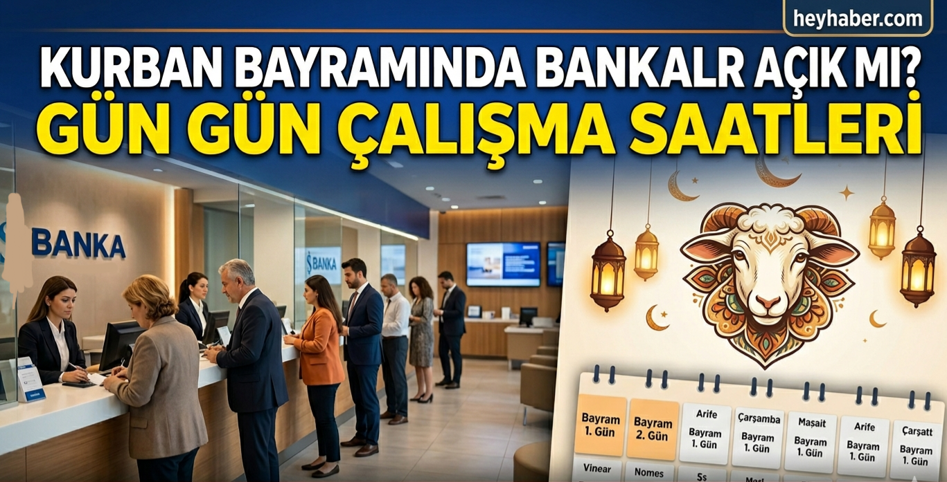 Kurban Bayramı’nda Bankalar Açık mı? Gün Gün Çalışma Programı görseli