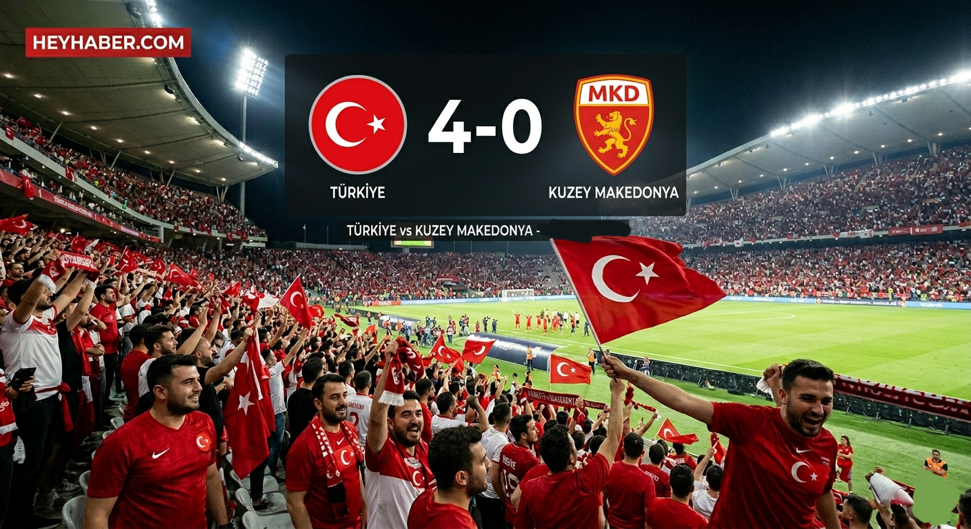 Dünya Kupası Öncesi Muhteşem Prova! Milliler Kuzey Makedonya’yı Dağıttı: 4-0 görseli