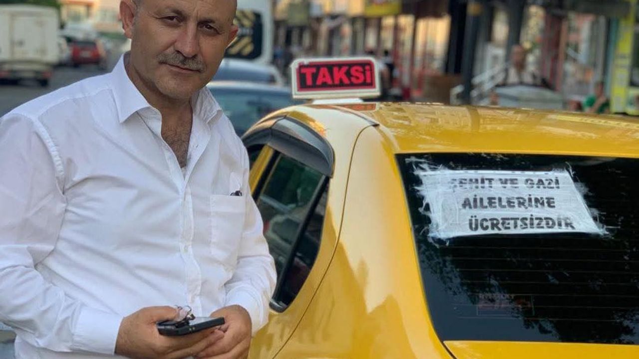 Karslı taksicilerden şehit ve gazi ailelerine ücretsiz ulaşım görseli