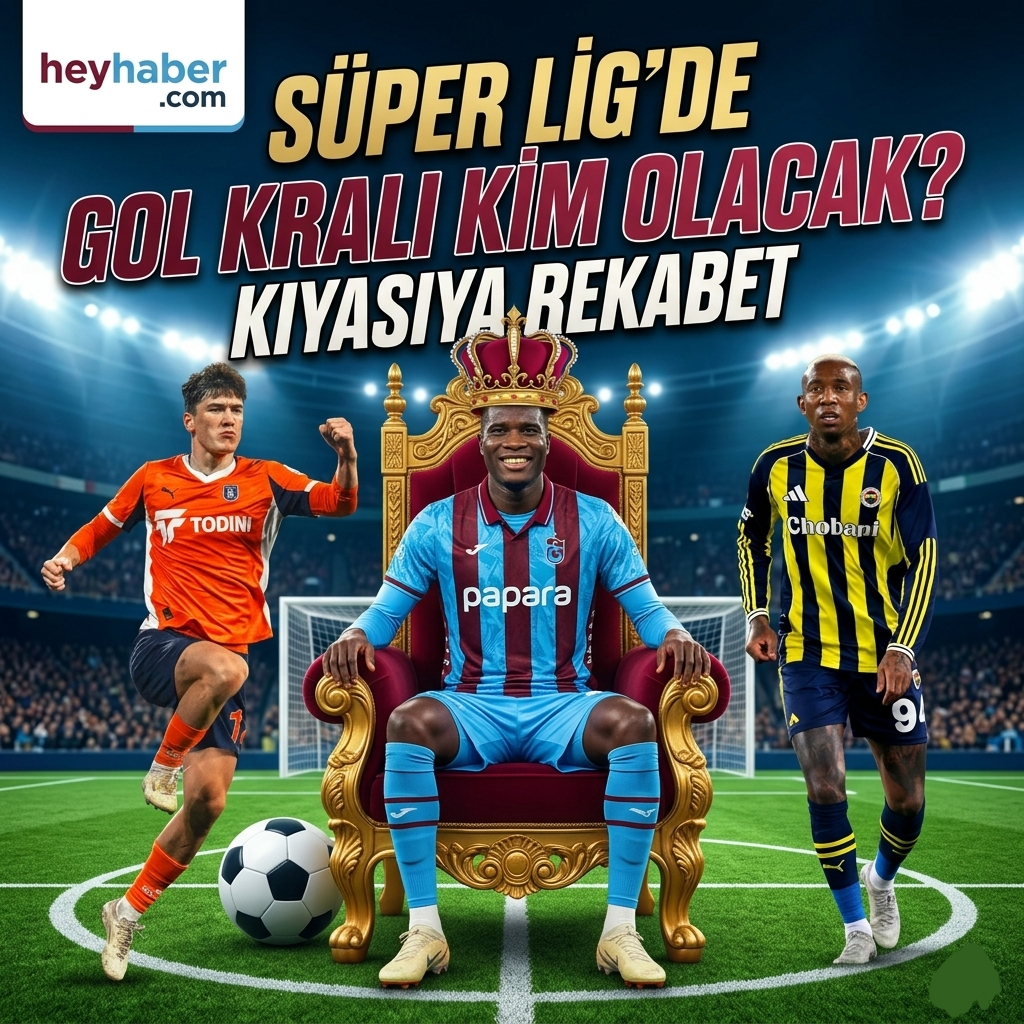 Süper Lig'de Gol Kralı Kim Olacak? Kıyasıya Rekabet görseli