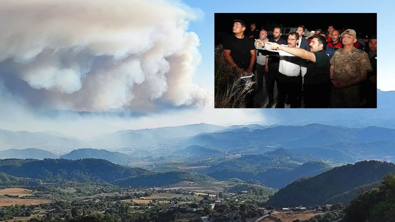Suriye'deki yangın sınıra yaklaştı görseli