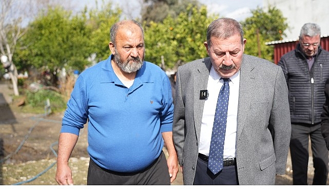 Başkan Fevzi Topuz’dan Evi Yanan Aileye Konteyner ve Ev Tadilatı Sözü görseli