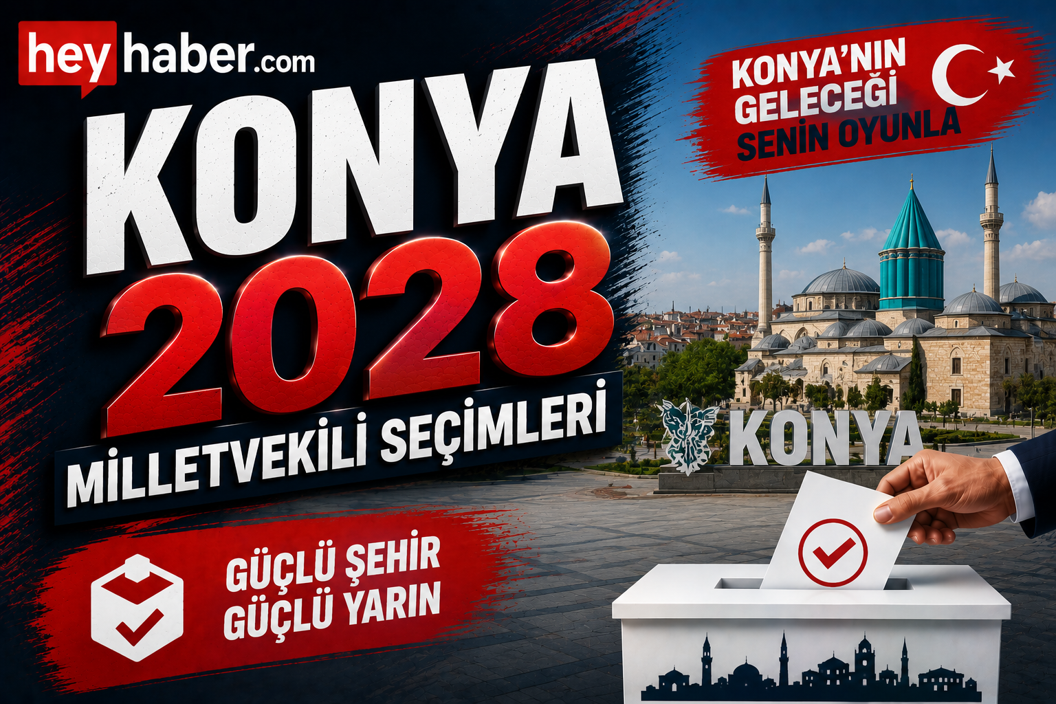 KONYA 2028 MİLLETVEKİLİ SEÇİMLERİ: MUHAFAZAKAR SEÇMEN SEÇİMİN YÖNÜNÜ BELİRLİYOR görseli