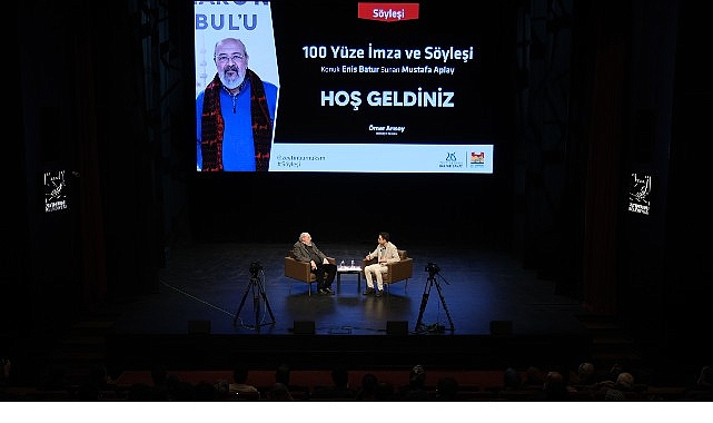 100 Yüze İmza ve Söyleşi Programında Ocak Ayı Konuğu Enis Batur Oldu! görseli