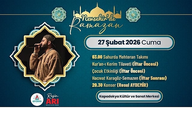 Ramazan Etkinliklerinde Resul Aydemir Sahne Alacak görseli