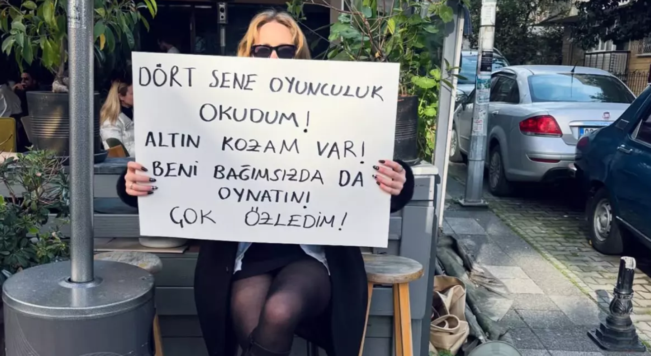 Hayal Köseoğlu’ndan "Bağımsız Sinema" Eylemi: "Altın Koza'm Var, Beni Oynatın!"