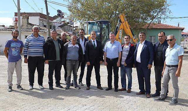 Pazarbaşı Caddesi’nde Çalışmalar Tamamlandı görseli