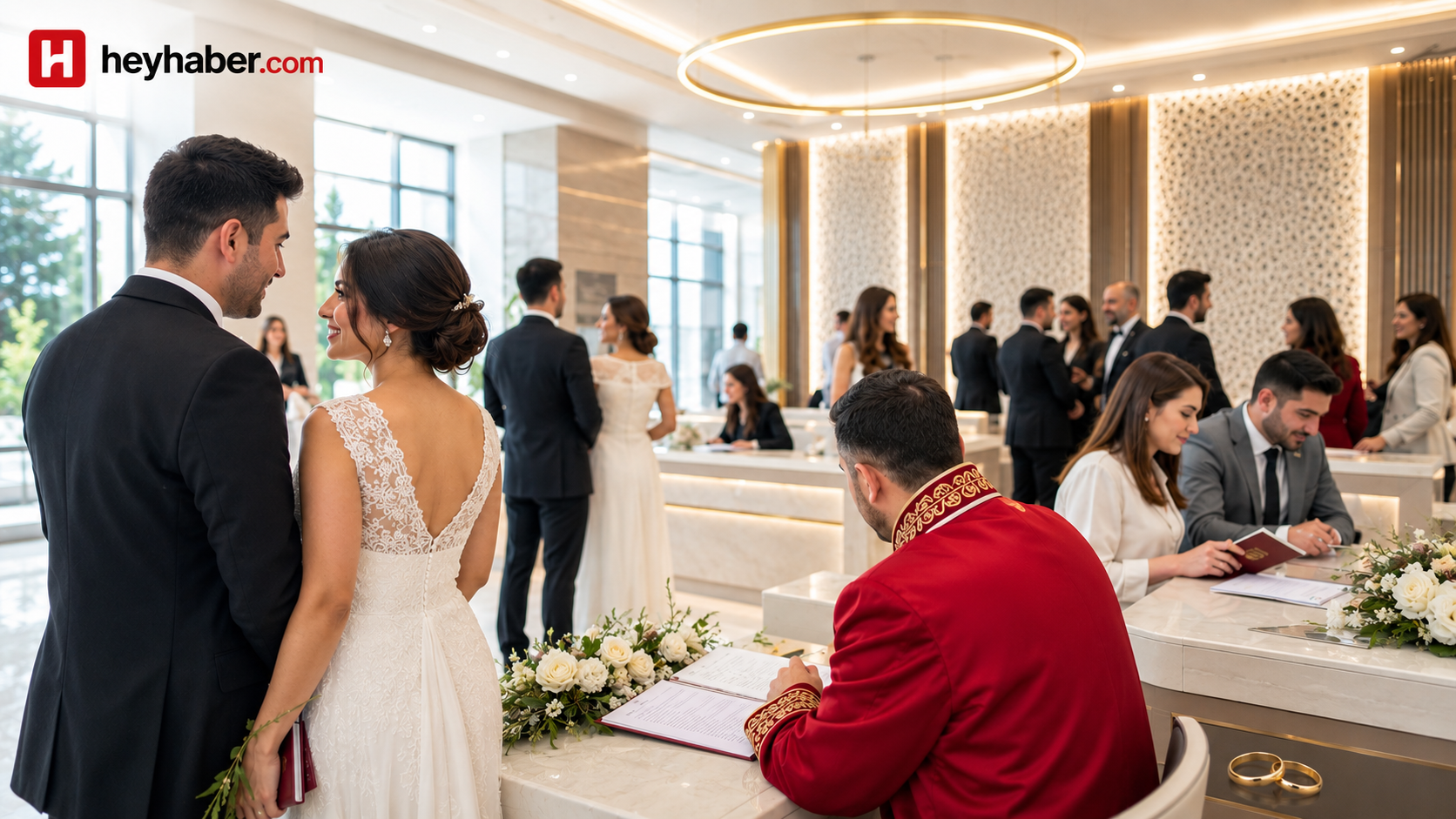 Nikah Salonlarında 06.06.2026 Yoğunluğu Yaşanıyor görseli