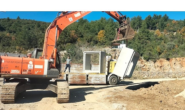 Büyükşehir’den Alanya’nın kırsal yollarına görseli