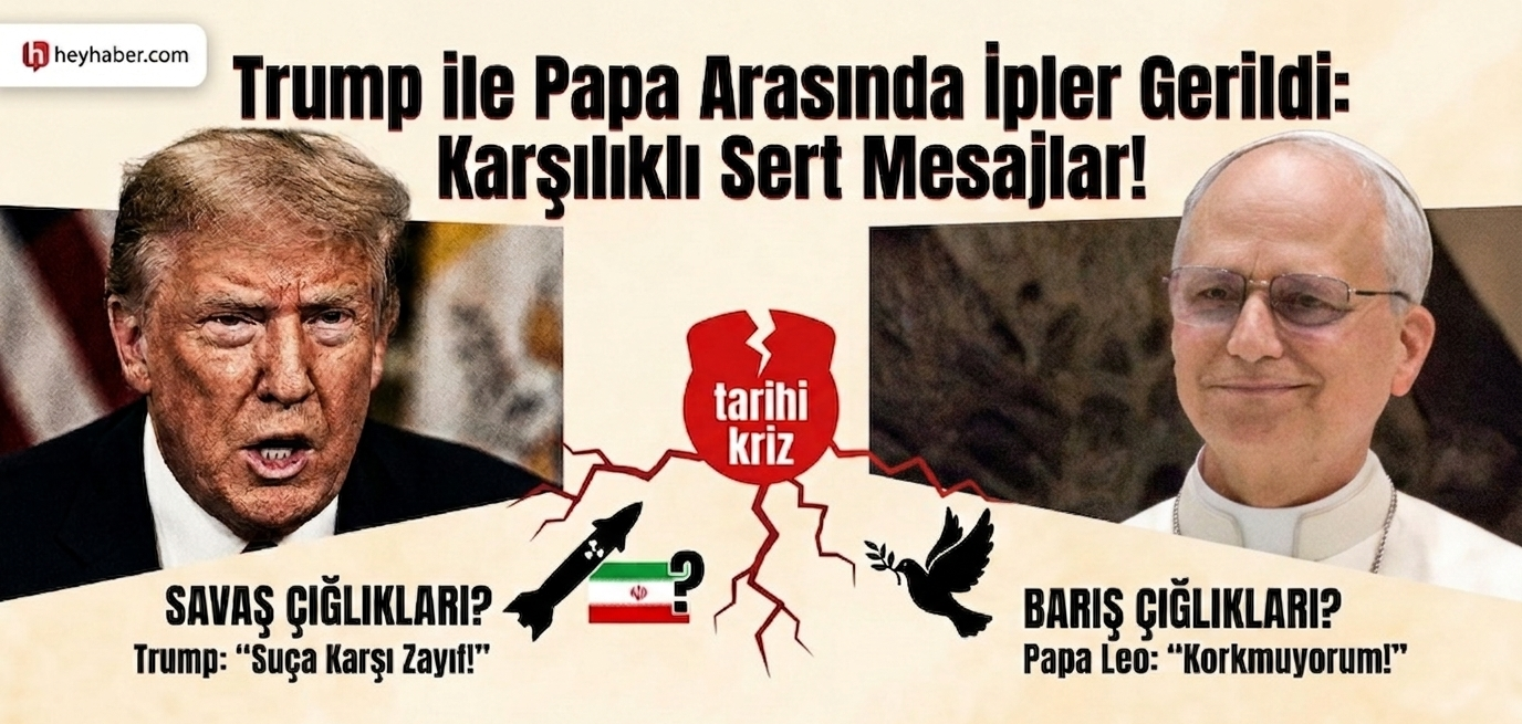 Trump ile Papa Arasında İpler Gerildi: Karşılıklı Sert Mesajlar! görseli