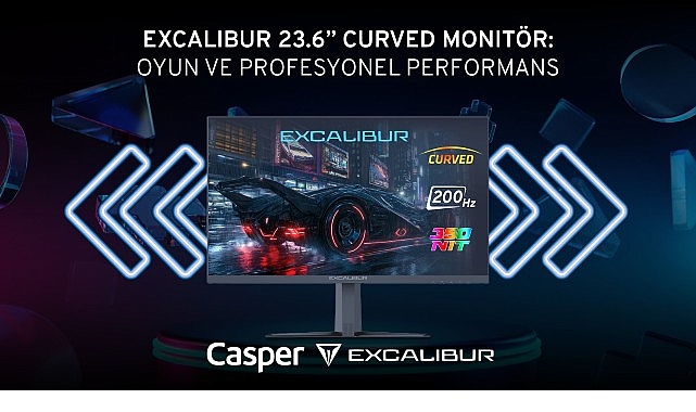 Excalibur 23.6” Curved Monitör’den 200 Hz ve 1 ms tepki süresiyle kesintisiz oyun deneyimi görseli
